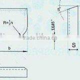 Hard Alloy Blade for Processing Tool of Building Material-----to Mount the Step Type of Shaving Bit(1351)