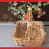 Boat Shaped Willow Basket Wholesale thumbnail-3