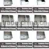 20" Stainless Steel Undermount Single Bowl Modern Kitchen Sink Grid Handmade thumbnail-2