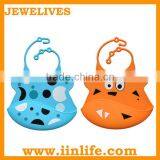 Wholesale Bandana Plain White Silicone Baby Bib thumbnail-1