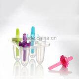 Factory Food Grade Ice-lolly Mould With 4 Divides thumbnail-2