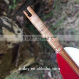 Nature Bamboo Arrows With Three Different Weights Screw-in Points And Brass Inserts thumbnail-2