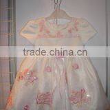 Girls Wearing Short Dress Little Girl Flower Dress thumbnail-1