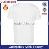 100% Polyester High Quality Sports T-shirt Simple White Color thumbnail-3