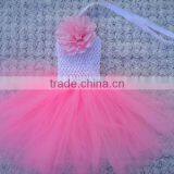 New Style Kids Wear Girl Dress Lovely Tutu Dress With Tube Top Baby Flower Tutu Dresses