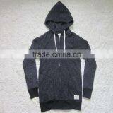 Men Hot Sale Stock Clothing Cheap Plain Zipper-up French Terry Hoodies thumbnail-1