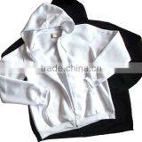 Boy's Plain Fleece Hoodies Full Zipper thumbnail-1