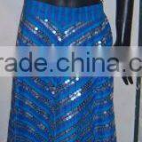 BLUE CHANIA Lehenga Choli BLOUSE DUPATTA thumbnail-1