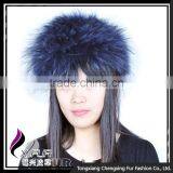 CX-E-30 Fancy Design Elastic Raccoon Fur Wholesale Plastic Headbands thumbnail-4