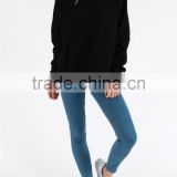 Cheap blank pullover black plain wholesale crewneck sweatshirt