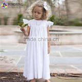 Cotton Boutique White Angle Sleeve Girls Party Dresses thumbnail-1