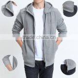 New China Professional Wholesale Cheap Plain Zipper Pocket Hoody thumbnail-1
