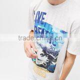 2017 White Round Neck Sublimation t Shirt,summer t Shirt With Printing thumbnail-3