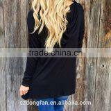 New Spring Autumn Casual Women Tshirt Loose 100% Cotton Top Tee Lady's V-neck Tshirts Plu Size thumbnail-3