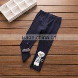 S32851W Sweet Girls Classical Bow Skinny Pants Casual Kids Cats Printed Trousers thumbnail-4