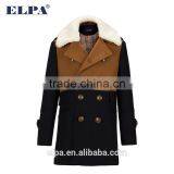 ELPA 2016 Fashion Kid's Coats Latest Design Wool Coat Lambswool Fur Collar Wool Overcoat thumbnail-2