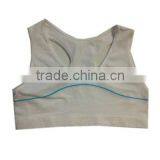 Seamless Plain Sport Bra Cami Tank Top Small With Color Yarn thumbnail-1