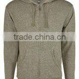 Next Level Apparel Unisex Denim Fleece Full-Zip Hoody - Made From 52% Cotton and 48% Polyester Heathered Fleece thumbnail-5