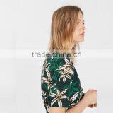 Lily Printed Short Sleeve Fashion Jumpsuit for Women thumbnail-4