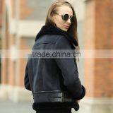 Customize Embroidered Logo Women Winter Coat Longsleeve Faux Fur Suede Coat Jacket thumbnail-4