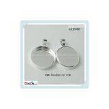 Wholesale 20mm Round Pendant Trays Jewelry thumbnail-1