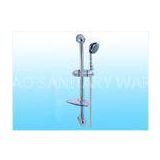 Silvery Wall Mount Shower Sliding Bar Dia 25mm With Abs / Chrome Plated