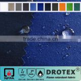 Oil water repellent anti acid alkali resistant fabric for safety jackets and workwear
