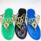 Pvc Sole Nice Deisgn High Quality Slipper Lady Elegant Flip Flops thumbnail-1