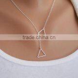 Tree Leaf Silver Chain Necklace Alloy Link New Bib Necklace 2017 thumbnail-6