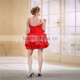 New Style Taffeta Red Ruffled Fancy Dress AS030 thumbnail-2