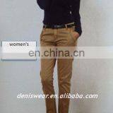 Women's Sateen Khaki Trousers thumbnail-2