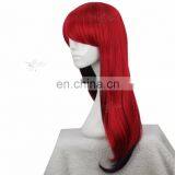 Styler Brand Red Wig Big With Bangs Wavy Hair Women Synthetic Long Red Cosplay Wig thumbnail-3