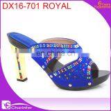 Ladies Shoes With Stones High Heel Slipper African Ladies Shoes thumbnail-4