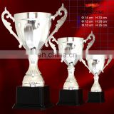 Hot selling cheap design silver champions league cup trophy
