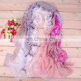 2015 New Design Summer Lady Chiffon Scarf Fashion Silk Scarf thumbnail-2