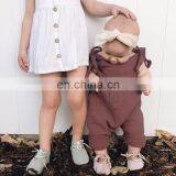 Ins 2019 SUMMER Girls Romper Newborn Baby Girl Romper Jumpsuit Baby Boy 3colors Free Ship thumbnail-2