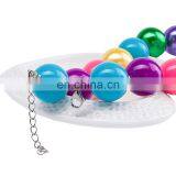 Girl Rainbow Necklace Bracelet Set Unicorn Charms Necklace 2pcs Jewelry Gift thumbnail-5