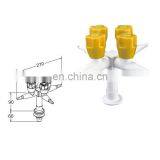 Lab Accessories 4-ways Brass Laboratory Gas Tap thumbnail-2