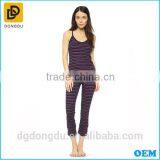 MOQ 100 Wholesale 2016 Stripe Women's Sexy Sleepwear