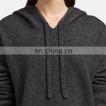 Custom Designer Silk Cashmere Pullover Sweater Hoodies for Wmen thumbnail-4