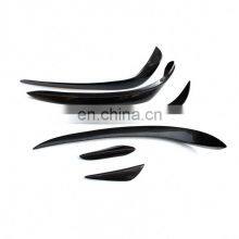 6pcs/set CLS Style W218 Carbon Fiber Car Bumper Canards for Mercedes Benz W218 CLS400 CLS550 thumbnail-5