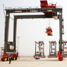 50 Ton Lifting RTG Container Portal Crane thumbnail-2