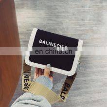 2021 Fashion Niche Design Small Square Bags Summer Letter Wide Strap Shoulder Messenger Bags Women Purse And Handbags Louis Bags thumbnail-1