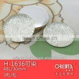 the Newest Design Polyester Flat Back Decorative Dyeable Button thumbnail-1