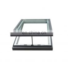 New design aluminum electric skylight opening angle 90 degrees roof skylight