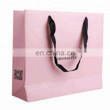 Customized Logo Printed Standard Size Shopping Paper Gift Hand Clothes Hard Shoes Bag thumbnail-5
