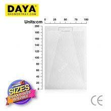 Résine de Marbre Moderne Piatto Doccia Colorato Nettoyage Facile Base de Douche thumbnail-3