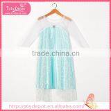 Medium Length Halter Top Tutu Gauze Dress With Bright Pattern Decoration Halloween Costume thumbnail-4