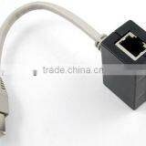 New Black Shielded 1 Port ISDN Adaptor