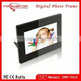2016 China factory price 7 inch hd sex digital picture frame video free download